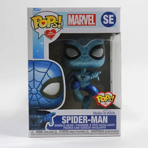 Funko Pop! Make A Wish Spider-Man (Metallic) #SE - Picture 1 of 2