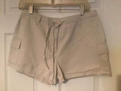 Y2K Vintage Express Blues Cargo Short Shorts 100% cotton — 第 1/4 张图片