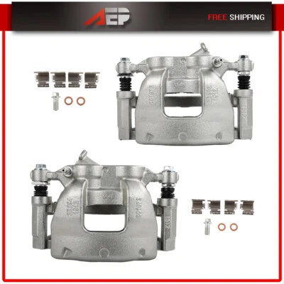 Front Pair For 2015-2019 FORD TRANSIT-150 250 350 Brake Calipers w/ Bracket - Image 1 of 4