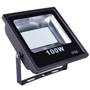 Ultracharge 100W Slim LED Flood Light Outdoor Water Resistant Floodlight 6000K - Picture 1 of 2