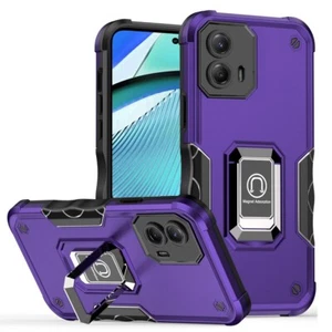 Military Grade Shockproof Hybrid Armor Case with Ring Grip for Motorola Moto G - Picture 1 of 4