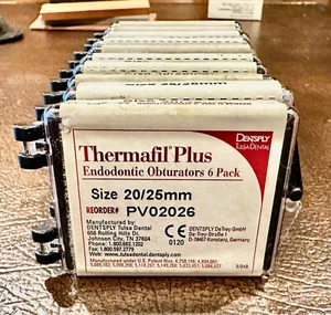 10 Packs of 6 each Size 20-80 Dentsply Thermafil Plus Obturators Total 60 - Picture 1 of 4