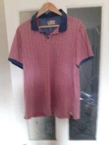 Mens M&S North Coast Cotton Polo Shirt Size L VGC - Picture 1 of 7