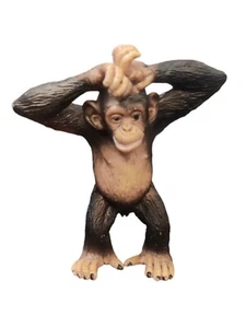 Figura de chimpancé Schleich 2012 retirada de 2,5" de alto exhibición figuras de animales - Imagen 1 de 3
