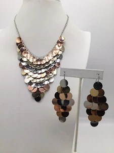 HSN LO ÚLTIMO EN HOLLYWOOD Oro Cobre Plata Medallón Redondo Set - Imagen 1 de 4