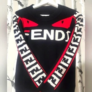 Fendi Sweater Unisex Size 8-10 - Picture 1 of 6