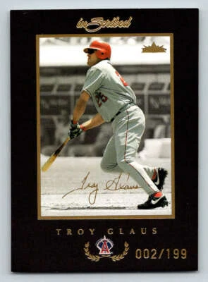 2004 Fleer InScribed Gold #3 Troy Glaus 199 (ref 191568) - Image 1 of 2
