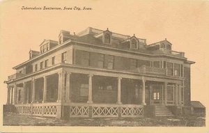 Tarjeta postal de IOWA CITY IA - Sanatorio de tuberculosis - Imagen 1 de 2