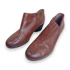 Dansko Raina Ankle Booties Brown Leather Comfortable Women's Size 10 US / 41 EUR - Foto 1 di 17
