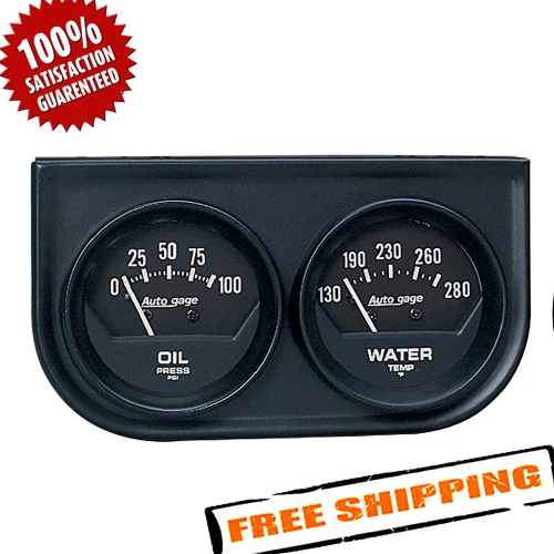 Medidor automático 2345 2-1/16" medidor automático pressão de óleo e temperatura da água console calibre 2 - Imagem 1 de 3