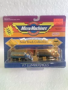 Galoob Micro Machines #7 LUMBERJACKS SEMI TRUCK COLLECTION MIB NIP - Picture 1 of 4