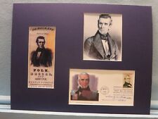 James K. Polk wins the 1844 Presidential Election & First day Cover  