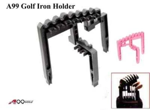 A99Golf 9 Iron Club ABS Shafts Holder Stacker Organizer Holds 9 Irons Above Bag - Picture 1 of 19