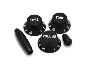 Allparts Stratocaster Regler-Set, schwarz - Bild 1 von 1