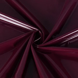 Metallic Glossy Faux Leather Fabric for Clothing Bag DIY Craft Sold By Meter - Picture 1 of 29