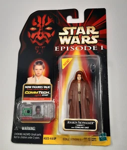 Vintage Star Wars Episode 1 Anakin Skywalker Comm Tech Chip Figure 1998 Hasbro - Picture 1 of 6