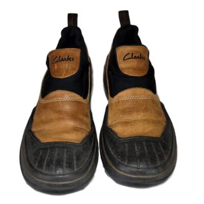 Botín Clarks Muckers Negro Neopreno Tostado Gamuza Pato, Talla Para Mujer 7M Foto 1 de 4