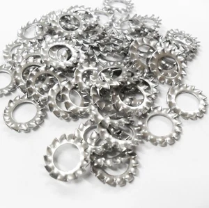 Fächerscheiben Zahnscheiben DIN 6798 Edelstahl VA Aussenverzahnt  Form A - Bild 1 von 4