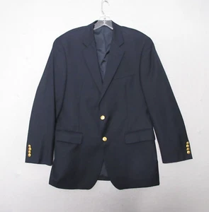 Blazer Lauren Ralph Lauren Hombre 38R Azul Marino Dorado Botones Lana Atemporal Preppy - Imagen 1 de 11