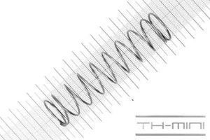 Druck-Feder 1,5mm angelegt 26,5x105mm 2,8kg Spiral Edel-stahl rostfrei Metall - Bild 1 von 1
