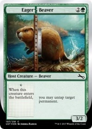 Eager Beaver ~ Near Mint Unstable MTG Magic UltimateMTG Green Card - Image 1 of 1