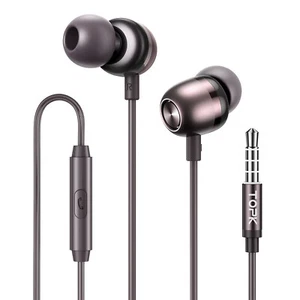 High-End Super Bass Headset Metal In-Ear Kopfhörer Surround Bass braun TOPK - Picture 1 of 10