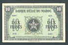 ??Morocco  10 Francs 1944  Vf  P25 ??