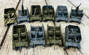 Roco Minitanks WWII 8.8cm Flak auf SFL Grille 10 Lot of 10 Parts Repair - Picture 1 of 15