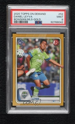 2020 Bowman MLS Gold /50 Daniel Leyva #52 PSA 9 MINT Rookie RC - Image 1 of 2