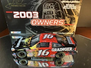Greg Biffle #16 Grainger Rookie 2003 Ford Taurus 1:24 TC Owners 5,004 - Picture 1 of 20