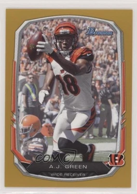2013 Bowman Gold /75 AJ Green #80 - Image 1 of 2