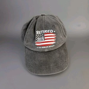 Regalos de Jubilación para Mujer Hombre, Sombreros 2025, Genial Divertido Regalo Retirado Gris  - Imagen 1 de 3