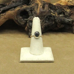 Sterling Silver Oval Rutilated Quartz Ring Size 7.5 - Picture 1 of 6
