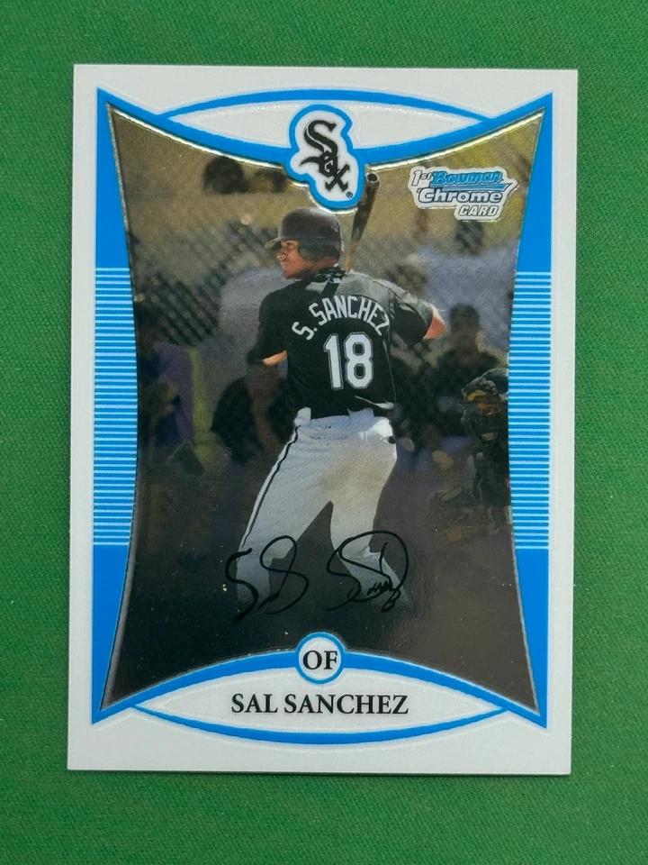 2008 Bowman Baseball 1st Bowman Chrome Prospects #BCP83 Sal Sanchez - Image 1 of 2