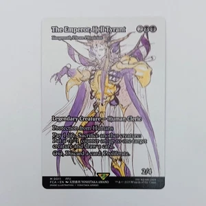 The Emperor, Hell Tyrant SHOWCASE MTG Mythic Rare Magic Final Fantasy 2 FFII - Picture 1 of 2
