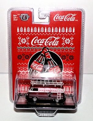 M2 1960 VW DELIVERY VAN Coca Cola 2025 Red Winter Holiday Theme Free Shipping - Image 1 of 4