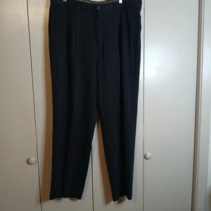 Tommy Bahama Herren Schwarz 36X30 Plissee Seide Golfhose (0444E1) - Bild 1 von 8
