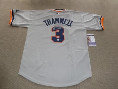 Alan Trammell Hand Signed NWT Detroit Tigers Jersey JSA #R57171 Baseball MLB Med - Image 1 of 4