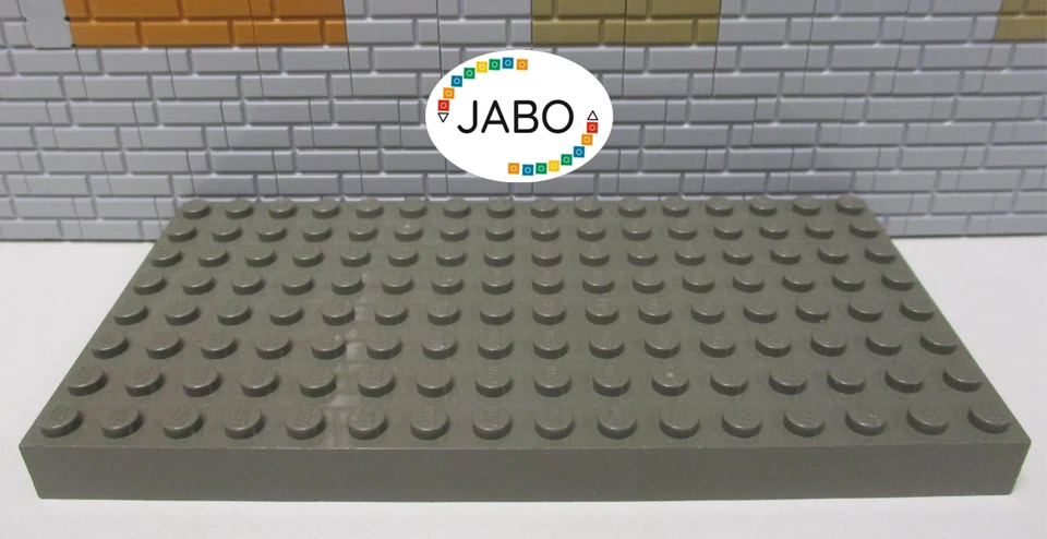 (C 13) Placa LEGO 4204 antigua gris oscuro 8x16 edificable por ambos lados 10123 4709 6091 Foto 1 de 1