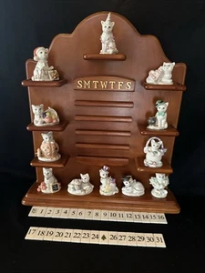 2003 Lenox Perpetual Calendar Playful Kittens Cats Complete Collectible EUC - Picture 1 of 22