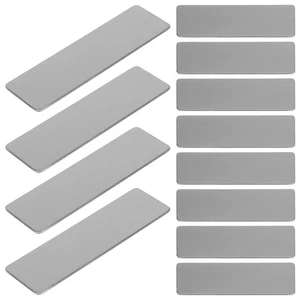  20 Pcs Badge Material Blank Plates for Engraving Engravable Pet Tags - Picture 1 of 12