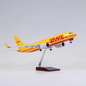Extra großes DHL Boeing 737 Flugzeug Modellflugzeug Spielzeug Geschenk - Maßstab 1:85 - Bild 1 von 5