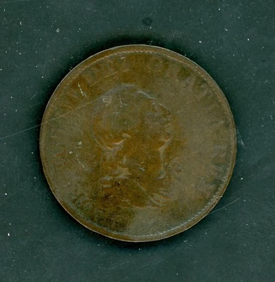 GREAT BRITAIN 1799 1/2 PENNY COOPER COIN - KM #647 - AS SHOWN - Image 1 of 2