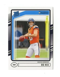 2024 Donruss Bo Nix RC! #369 Denver Broncos - Picture 1 of 2