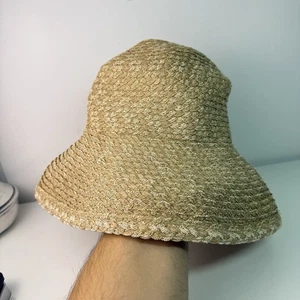 Eric Javits New York Strohhut Damen beige Sonnenschutz breite Krempe - Bild 1 von 10