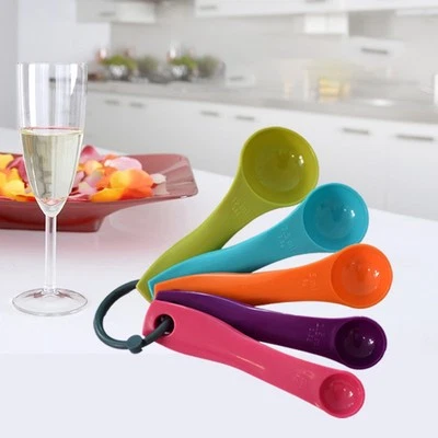 Measuring Spoon Teaspoon Tablespoons Cake Colorful Cooking Kitchen Tool - Image 1 of 4