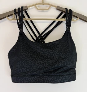 Sweat and Milk Chloé 4 Running Nursing & Pumping Sports Bra Sz XXL Animal Print - Picture 1 of 3