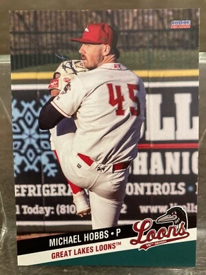 2022 Choice Michael Hobbs Great Lakes Loons Team Card RC Rookie #10 Dodgers - Image 1 of 2