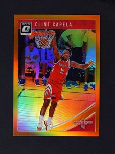 2018-19 Donruss Optic Orange Refractor #62 Clint Capela /199