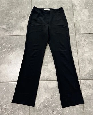 Peserico Italy Virgin Wool Blend Trousers Pants Black Capsule Womens 40 S - Image 1 of 4
